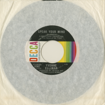 Speak Your Mind / Nothing Rhymed