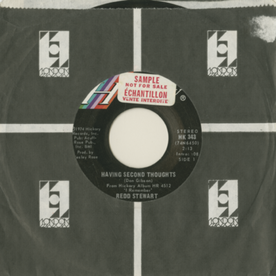 Having Second Thoughts / Sunshine Over The Hill (1974)