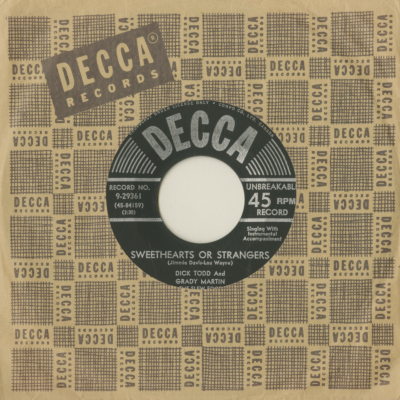 Sweethearts Or Strangers / Columbus Stockade Blues (1954)