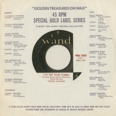 I've Got To Be Strong / Where Did She Stay (1967)