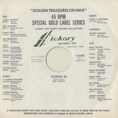 I'm Moving On / I Love You Because (1967)