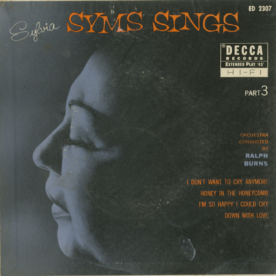 Sylvia Syms Sings Part 3 (1955)