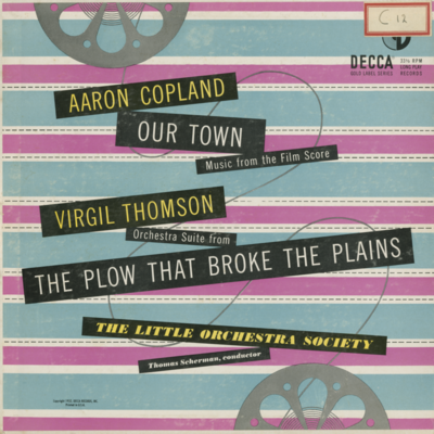 Aaron Copeland Our Town Etc.