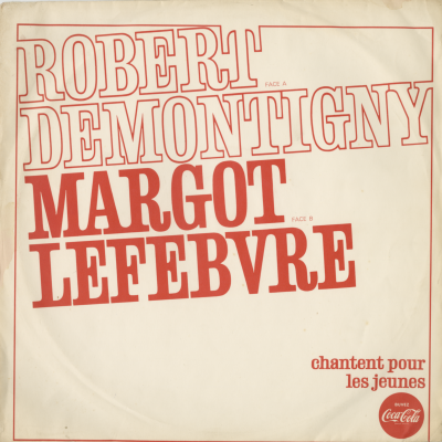 Robert Demontigny Margot Lefebvre Chantent Pour Les Jeunes