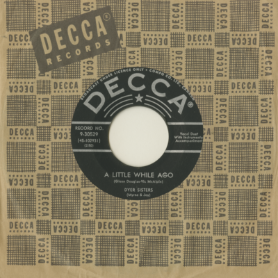 A Little While Ago / Destination Heartache (1957)