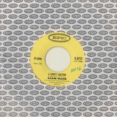 It's Been A Long Time Comin' / A Lover's Question (1965)