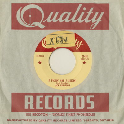 A Picking And A Singing / I Got The Blues (1956)