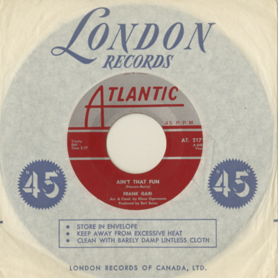 Ain't That Fun / She Make Me Wanna Dance (1962)