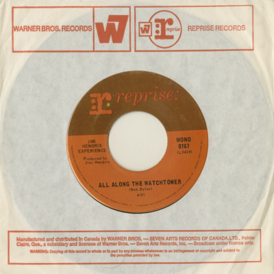 All Along The Watchtower / Burning Of The Midnight Lamp (1968)