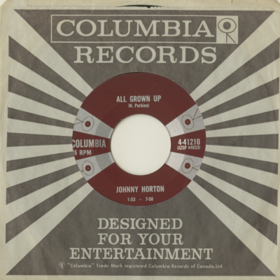 All Grown Up / Counterfeit Love (1958)