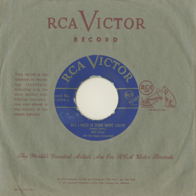 All I Need Is Some More Lovin' / There's A Bluebird On Your Windowsill (1949)