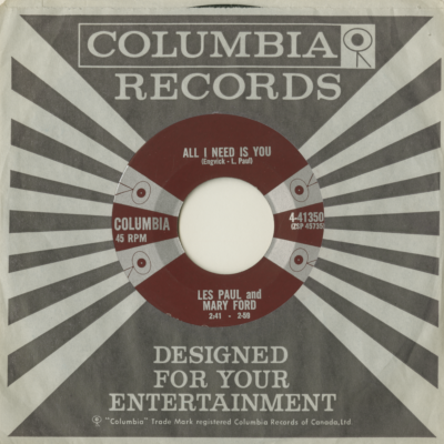 All I Need Is You / At The Sav-A-Penny Super Store (1959)