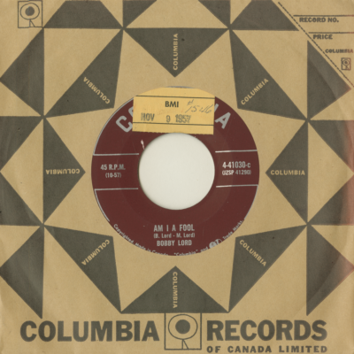 Am I A Fool / I Know It Was You (1957)