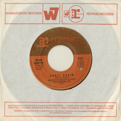 April Again / That Old Time Feelin' (1968)