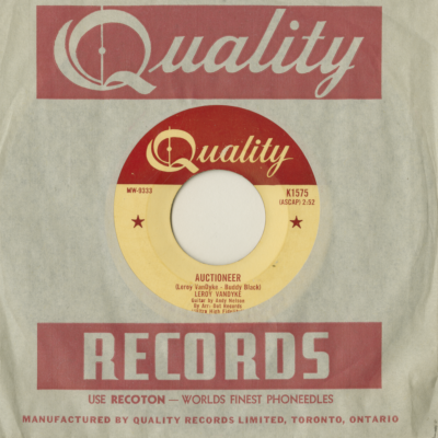 Auctioneer / I Fell In Love With The Poni Tail (1956)