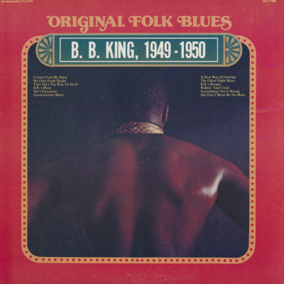 B B King 1949 - 1950