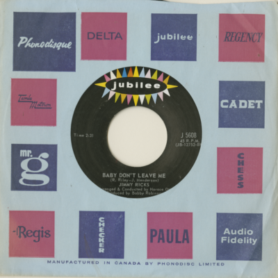Baby Don't Leave Me / It's All In The Game (1968)