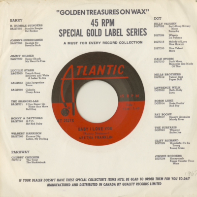 Baby I Love You / Going Down Slow (1967)