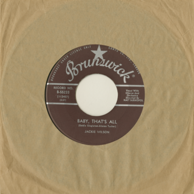 Baby, That's All / Forever And A day (1962)