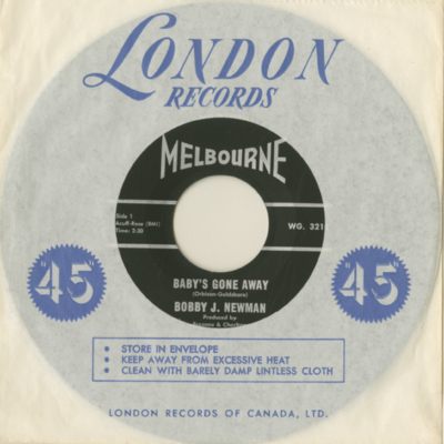 Baby's Gone Away / Another Of Your Toys (1965)