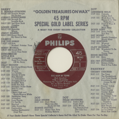 Big Man In Town / Little Angel (1964)