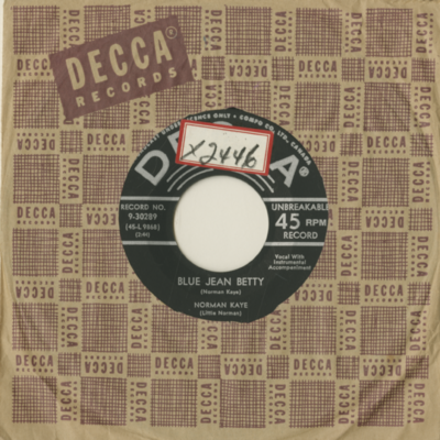 Blue Jean Betty / Snake Charmer (1957)