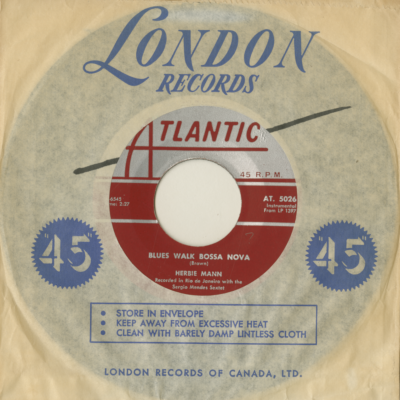 Blues Walk Bossa Nove / It Must Be Love Bossa Nova (1962)