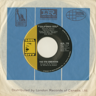 California Soul / I'll Never Be The Same Again (1968)