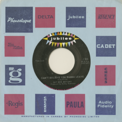 Can't Believe You Wanna Leave / Bony Maronie (1968)