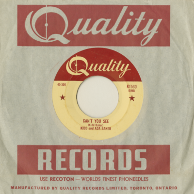 Can't You See / Silver Tears (1956)
