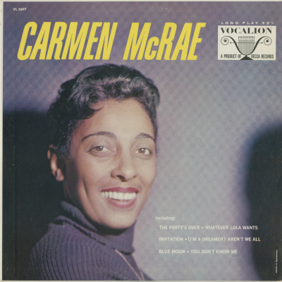 Carmen McRae (1963)