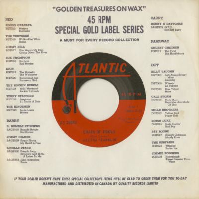 Chain Of Fools / Prove It (1967)