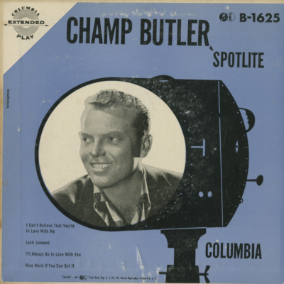 Champ Butler Spotlight (1953)