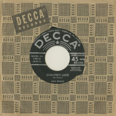 Cheater's Luck / Tonight, I Made You Mine (1956)