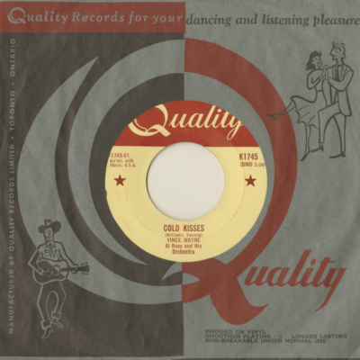 Cold Kisses / Anything But Glad (1958)