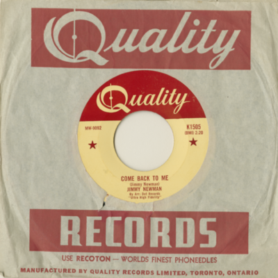 Come Back To Me / I Wanna Tell All The World (1956)
