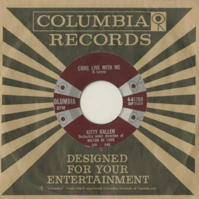 Come Live With Me / Be True To Me (1960)