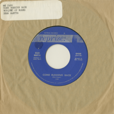 Come Running Back / Bouquet Of Roses (1966)