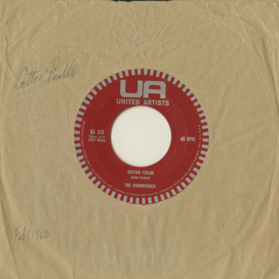 Cotton Fields / The Gypsy Rover (1961)