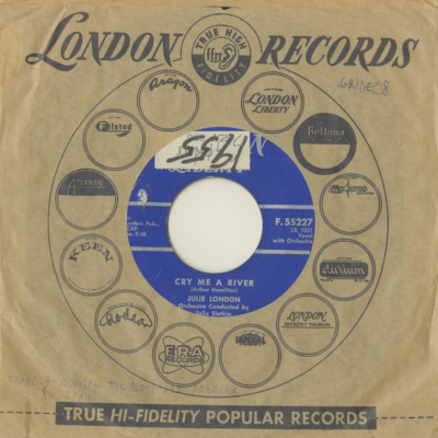 Cry Me A River / It's A Blue World (1959)