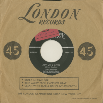 Cry Me A River / S'Wonderful (1956)