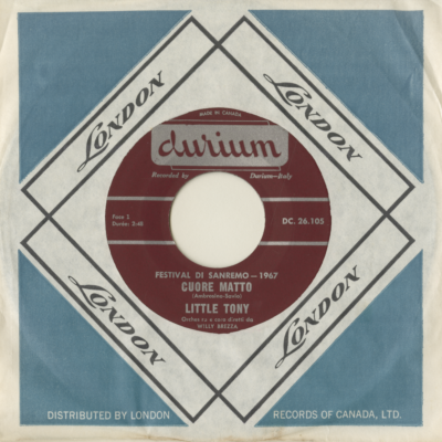 Cuore Matto / Gente Che Mi Parla Di Te (1966)