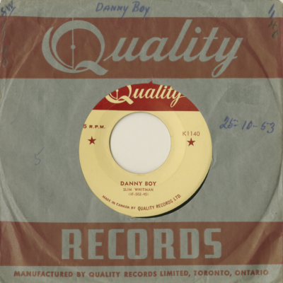 Danny Boy / There's A Rainbow In Every Teardrop (1953)
