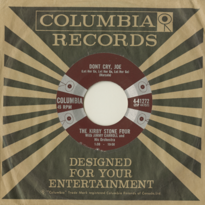 Don't Cry Joe / The Pussyfoot (1958)