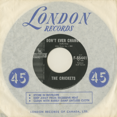 Don't Ever Change / I'm Not A Bad Guy (1962)