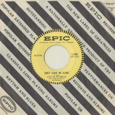 Don't Leave Me Alone / What's Happened To Your Halo (1958)
