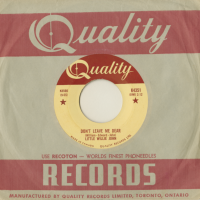 Don't Leave Me Dear / All Around The World (1955)