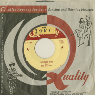 Don't Want To Work / Troubled Mind (1957)