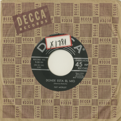 Done Esta El Mio / My Reputation (1957)