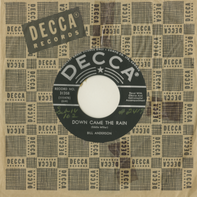 Down Came The Rain / Get A Little Dirt On Your Hands